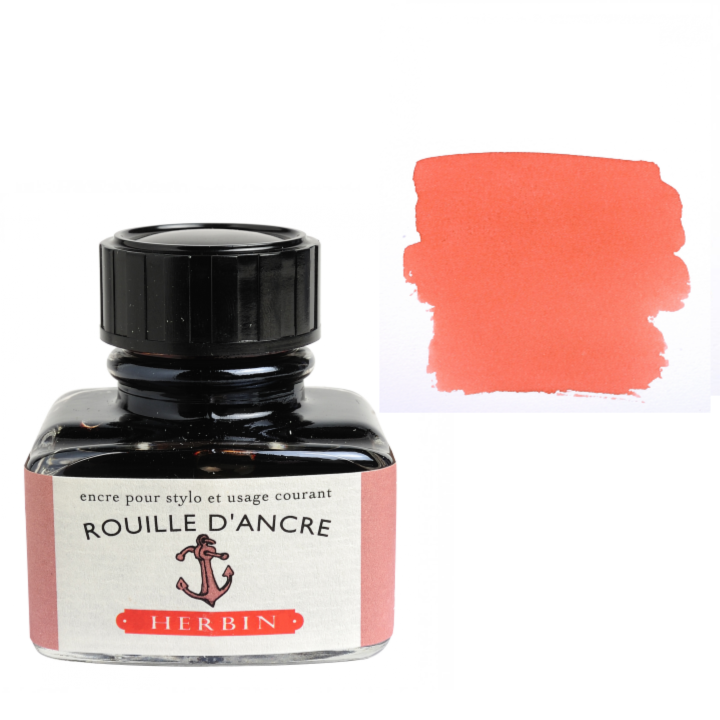 Herbin Fountain Pen Ink 30ml Bottle - Rouge Amarante