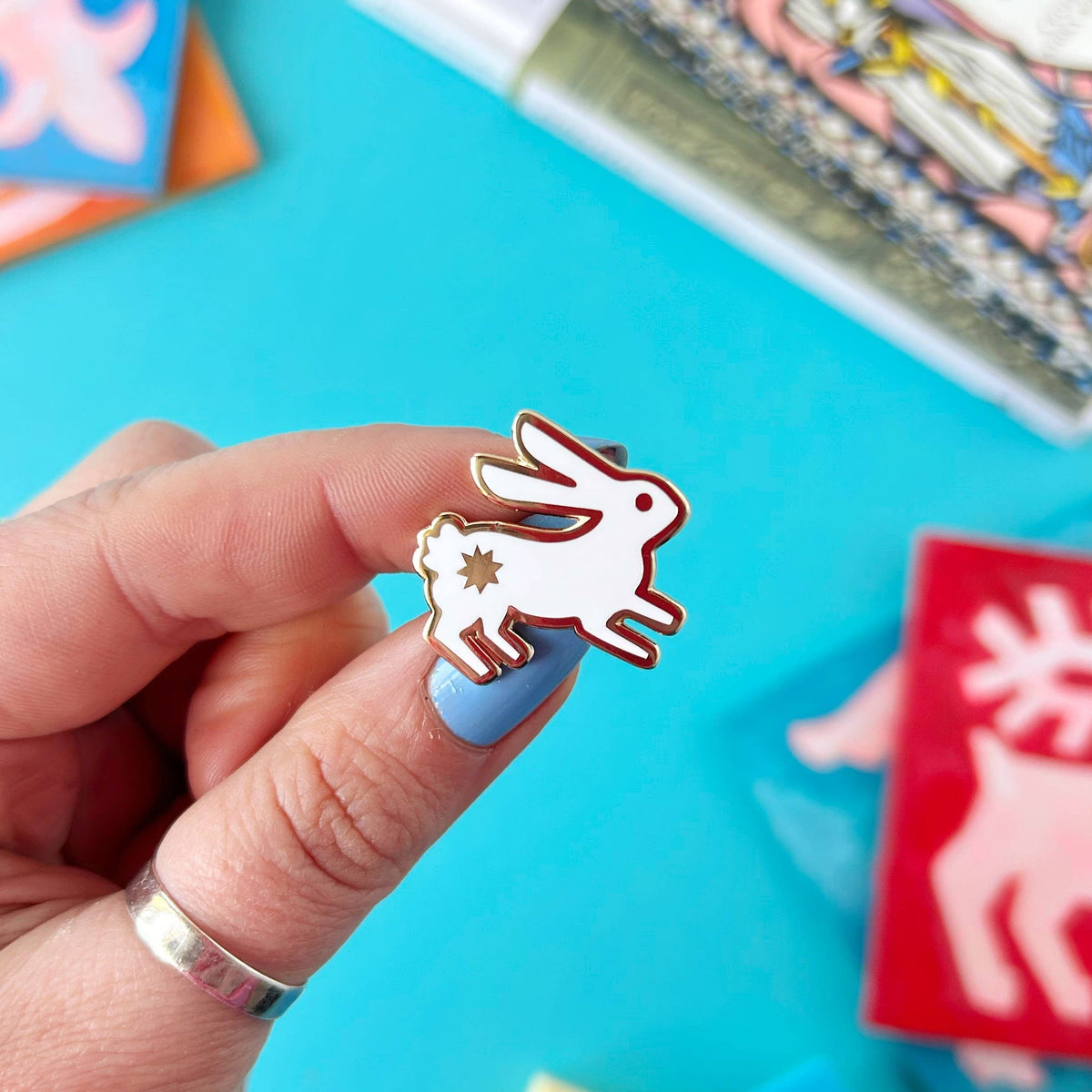 Medieval Bunny Pin