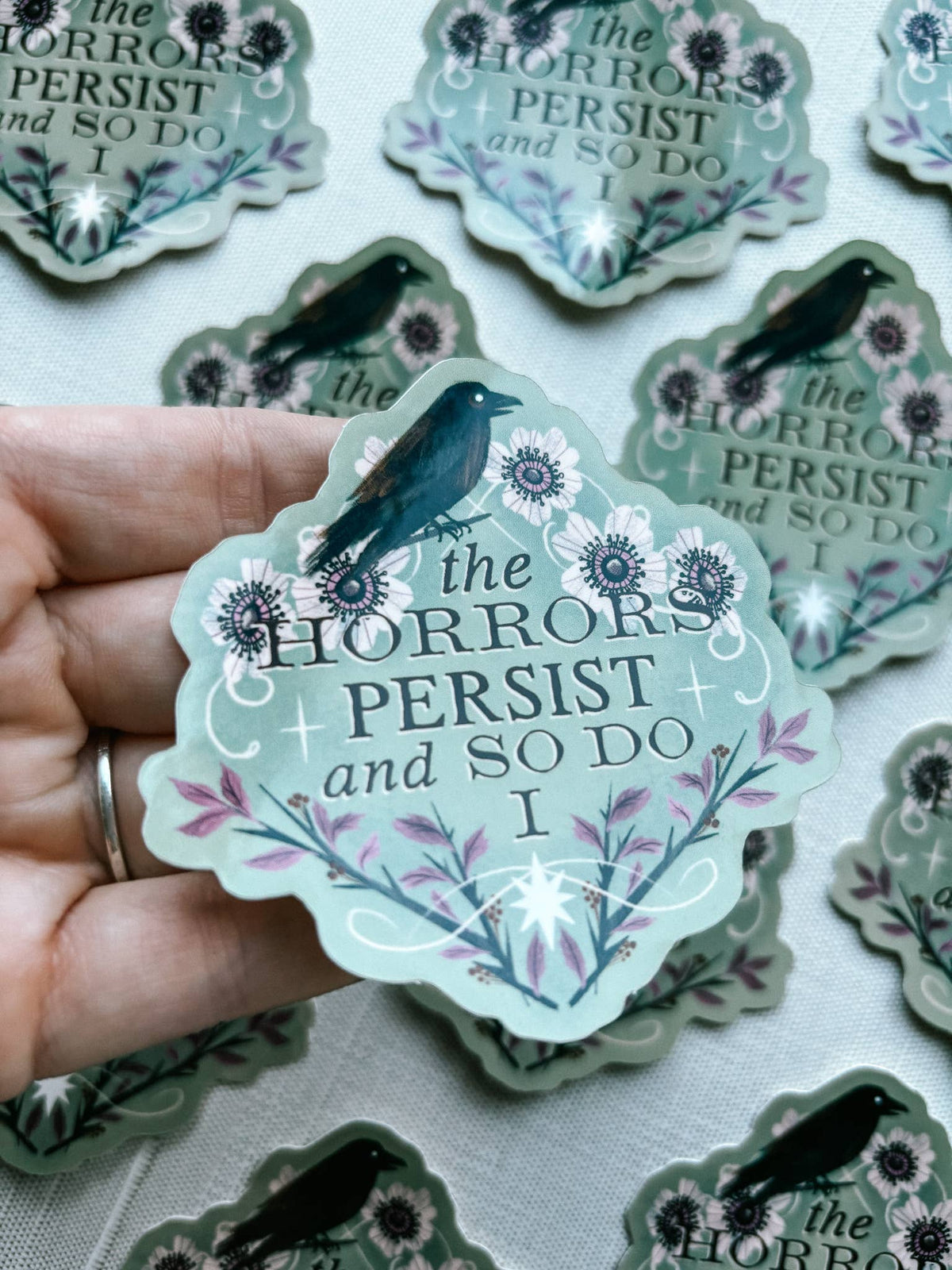 The Horrors Persist Sticker