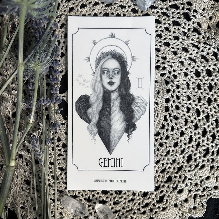 Gemini Devotional Candle Sticker