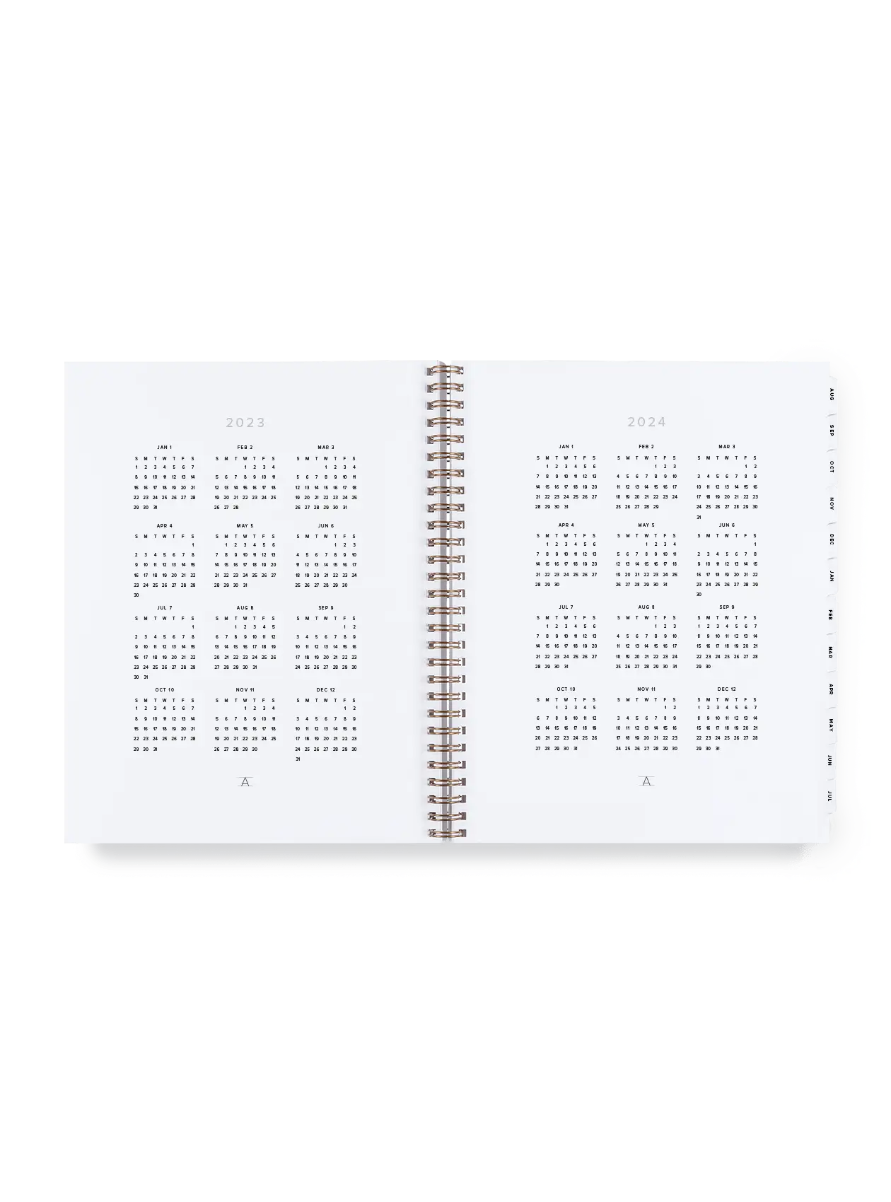 Appointed 23-24 Year Task Planner - Charcoal Gray