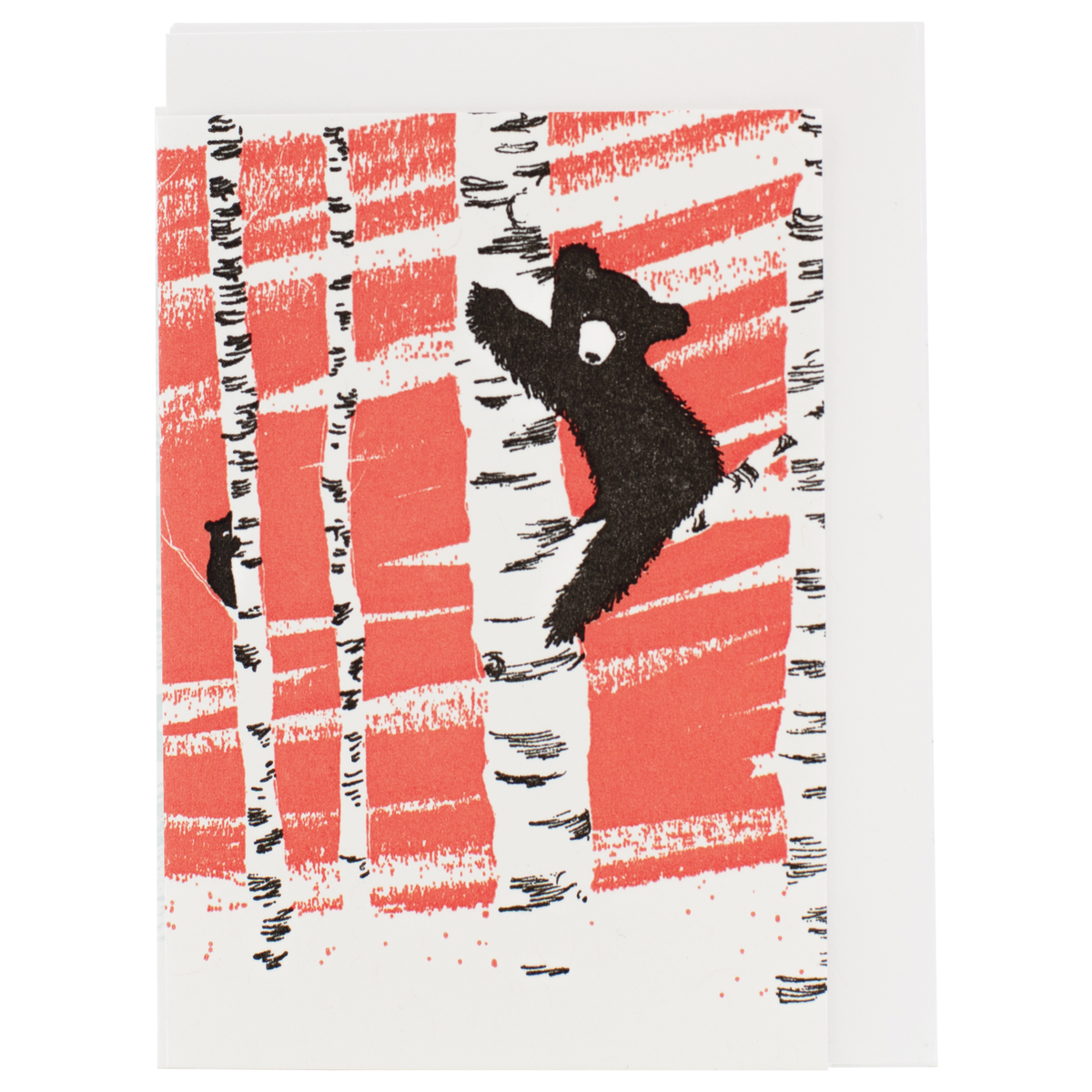 Mini Bears Climbing Trees Card - Pack of 6