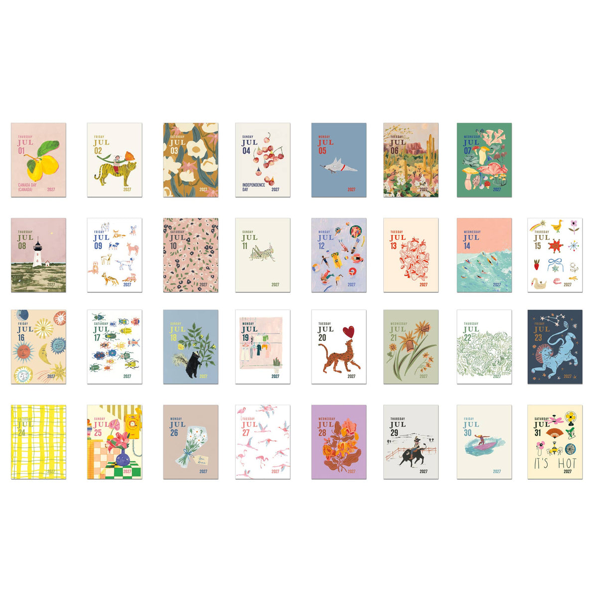 2027 MINI Daily Tear-off Calendar