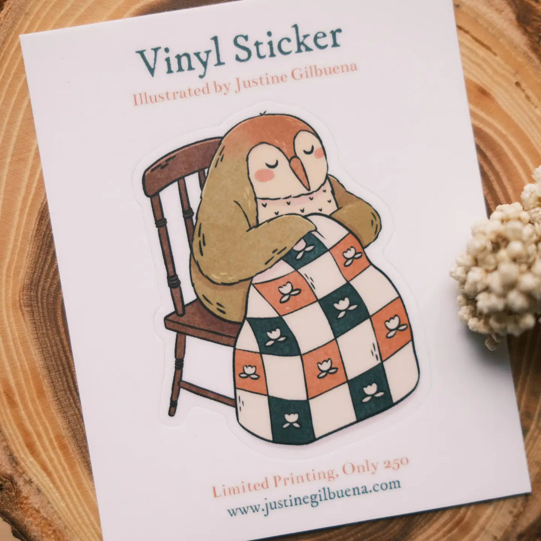Quilting Tailorbird Sticker