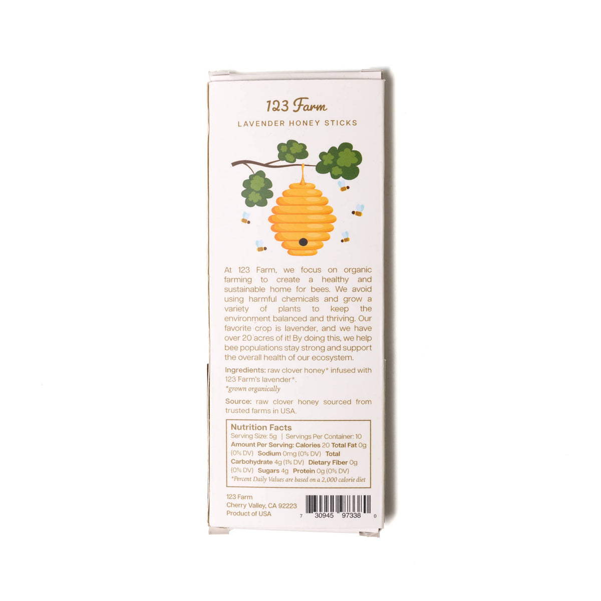 Lavender Honey Sticks – 10 Pack