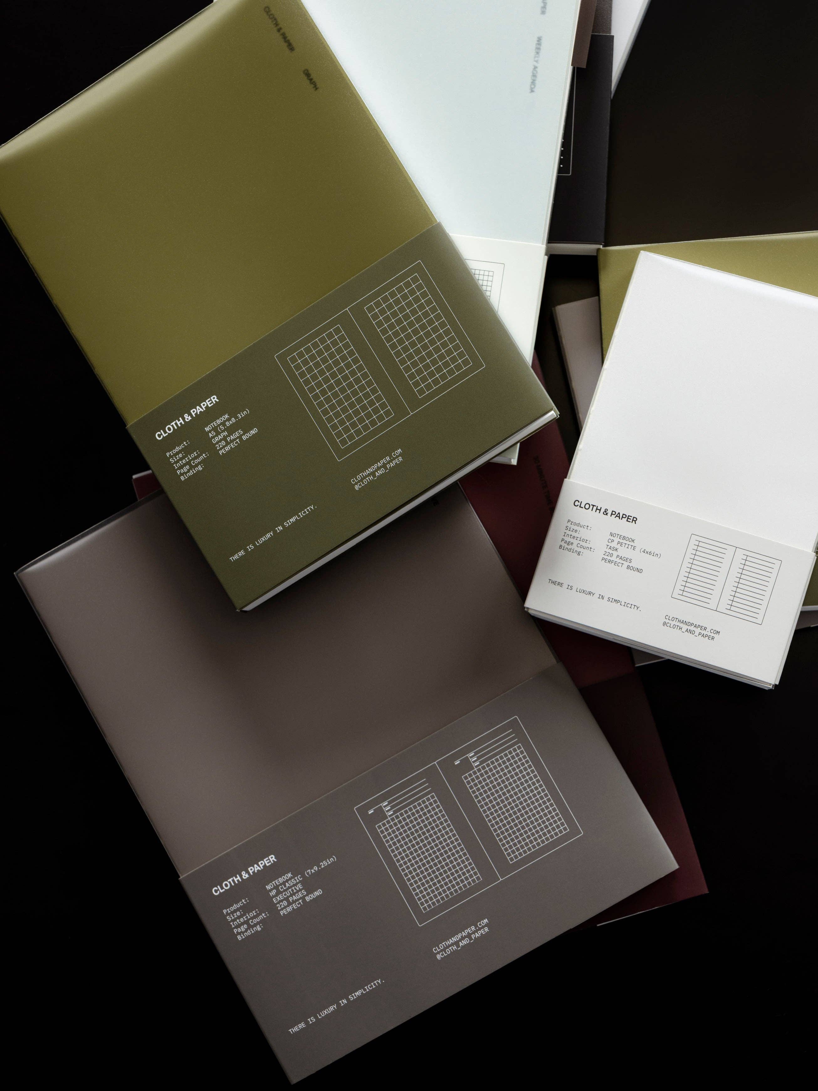 A5 Perfect Bound Notebook - 4 Styles