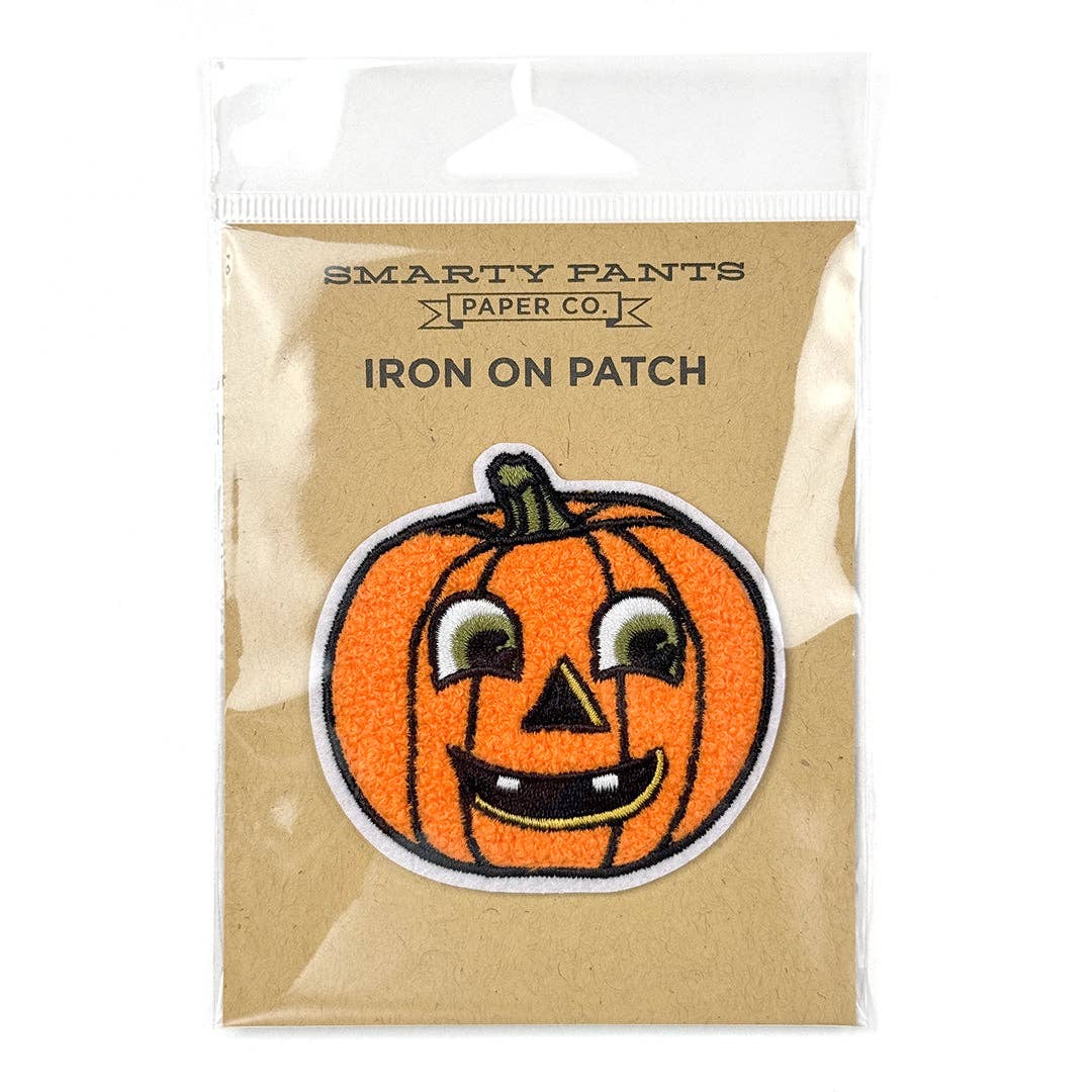 Pumpkin Iron On Patch