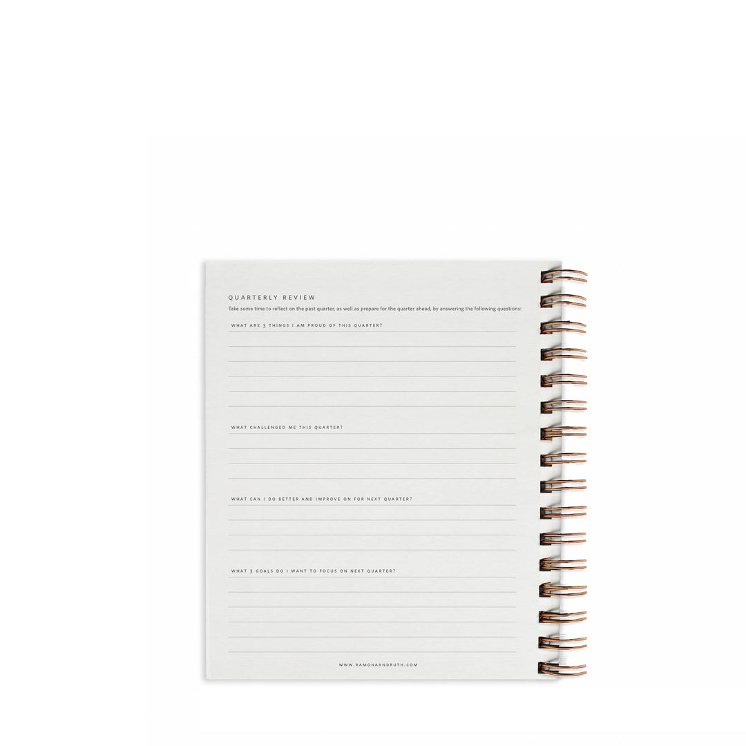 Quarterly Overview Undated Planner