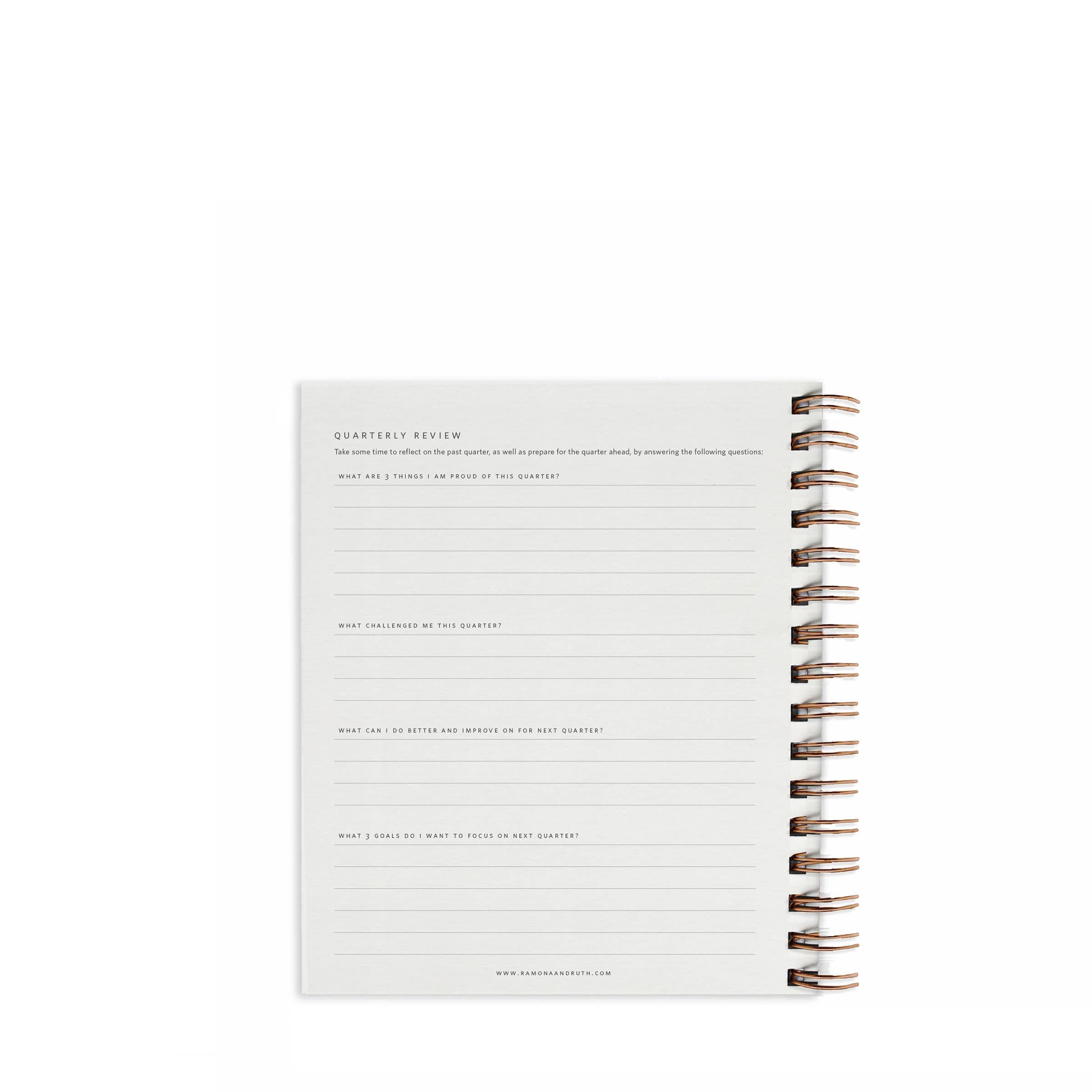 Quarterly Overview Undated Planner - 2 Colors
