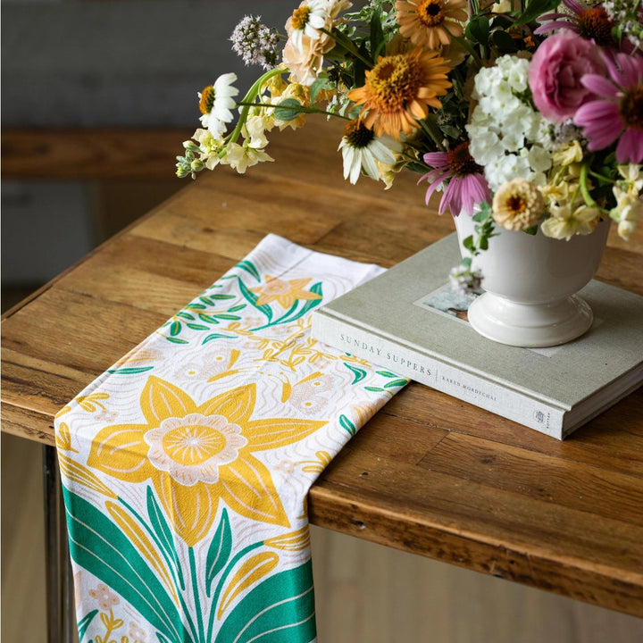 Gingiber Daffodil Tea Towel
