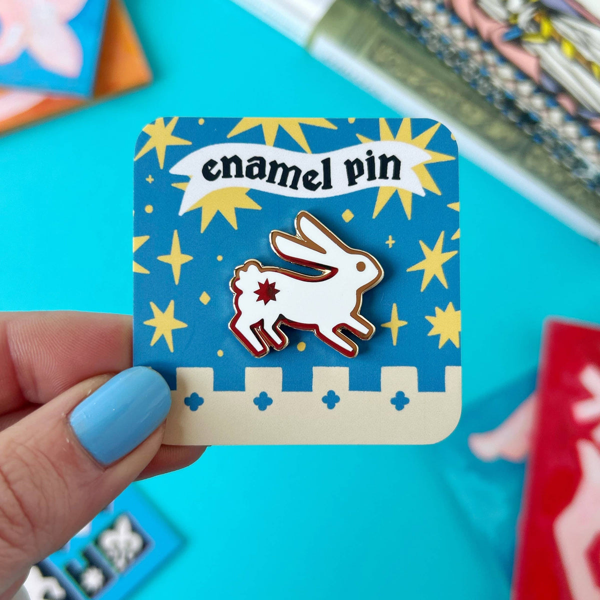 Medieval Bunny Pin