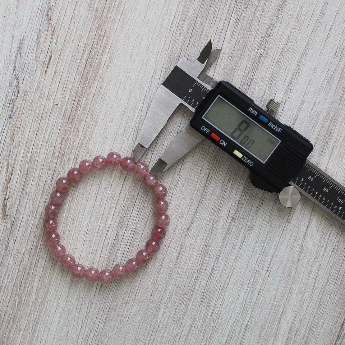 Strawberry Quartz - Crystal Bracelet