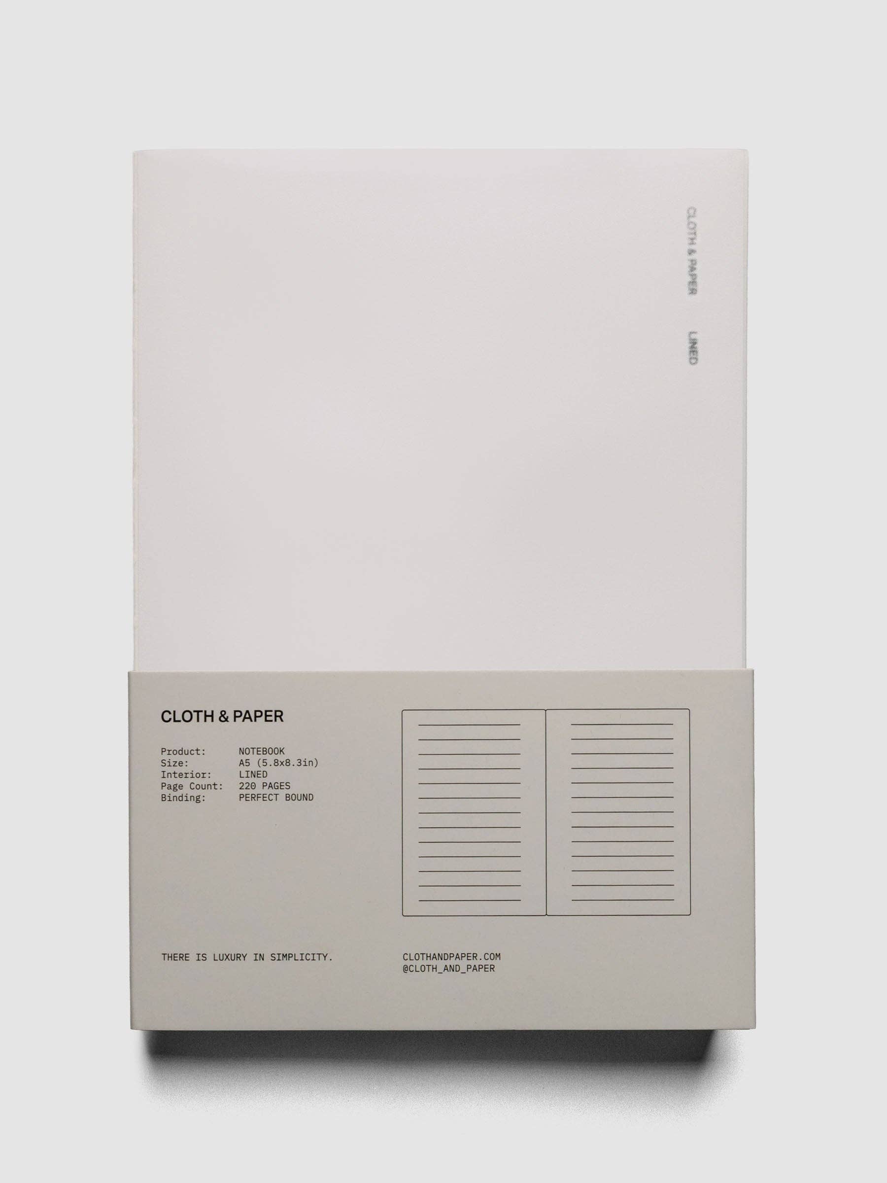 A5 Perfect Bound Notebook - 4 Styles