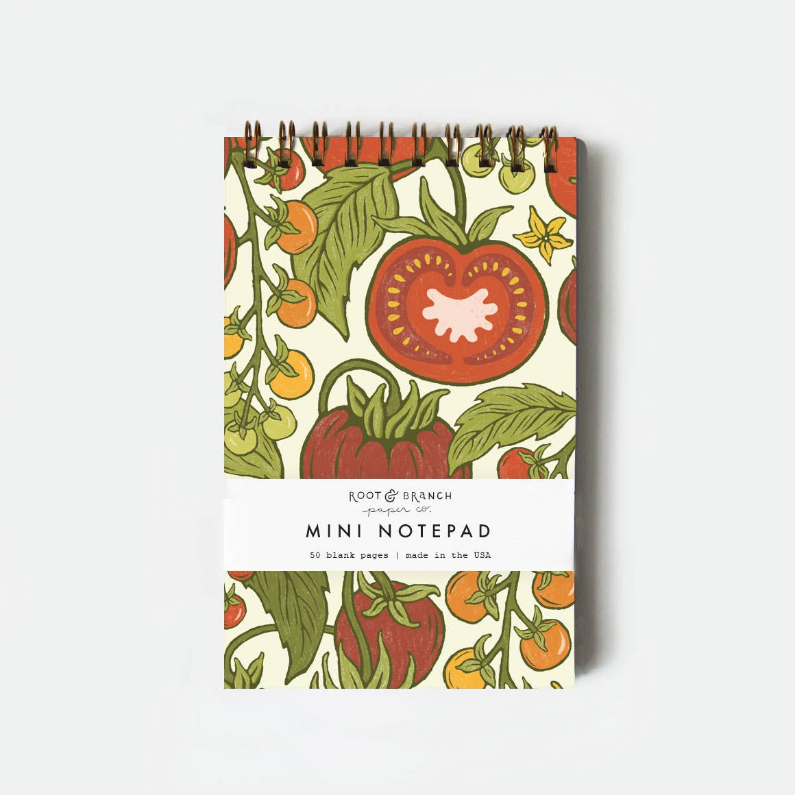 Tomato Mini Spiral Notepad