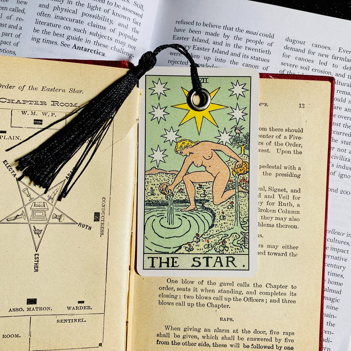 Mystery Bookmark - Real Tarot Card