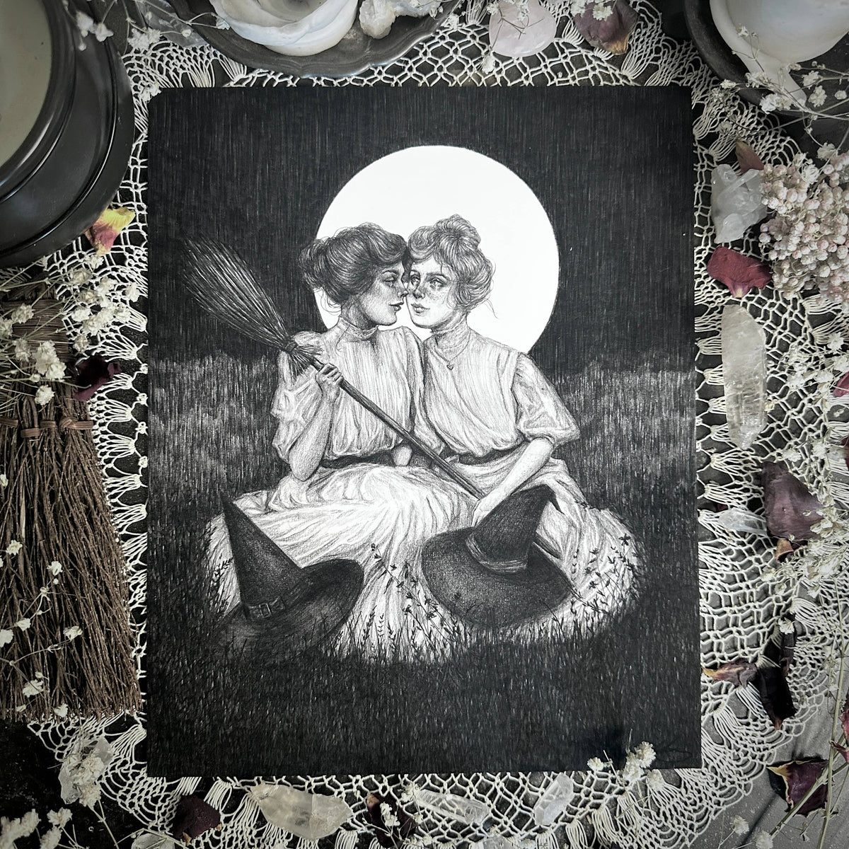 The Lovers - Queer Victorian Witches Print
