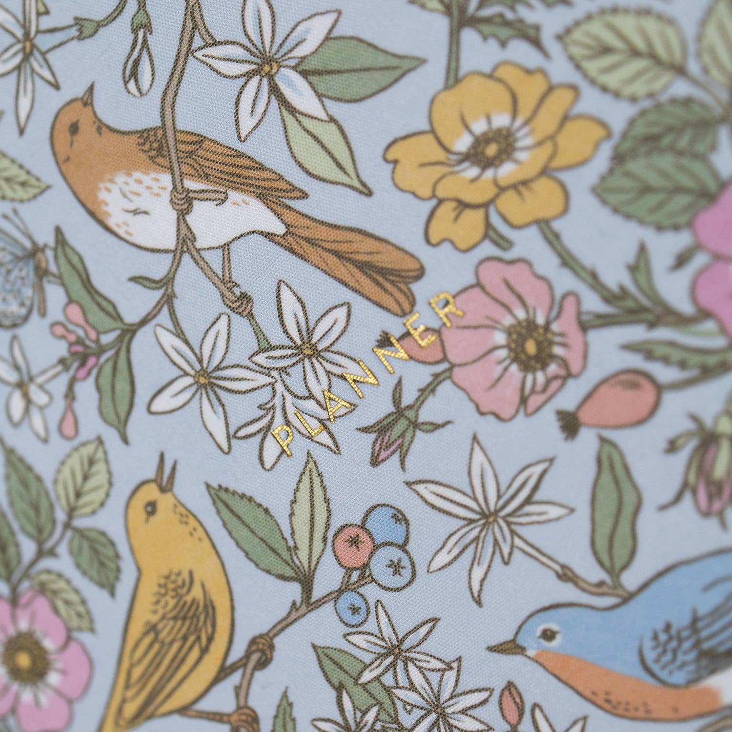 Song Birds Linen Undated Planner