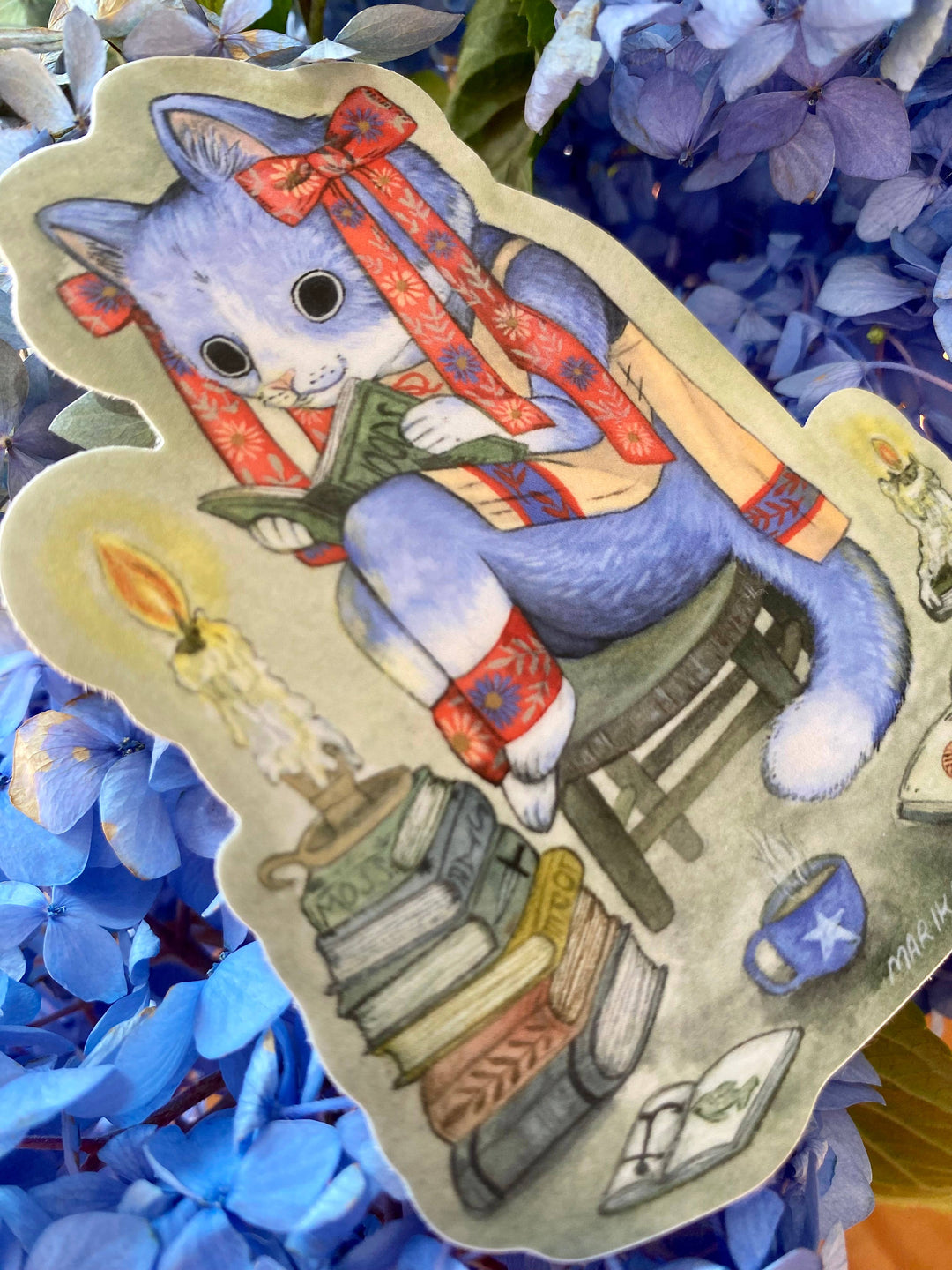 Mesmorized Candlelight Cat Sticker