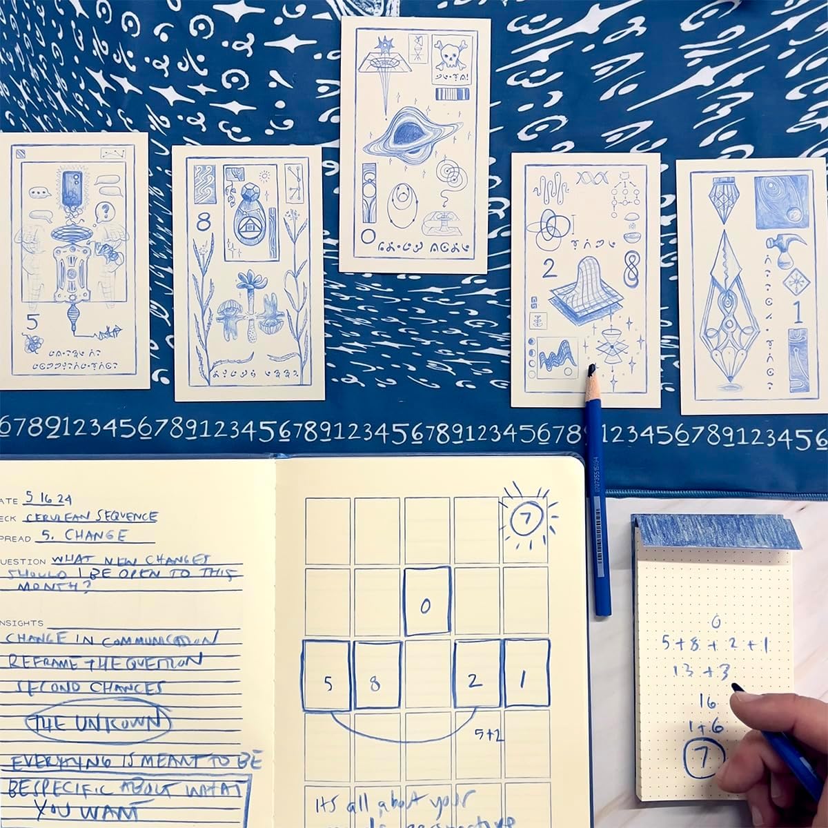 The Cerulean Sequence - Oracle Deck