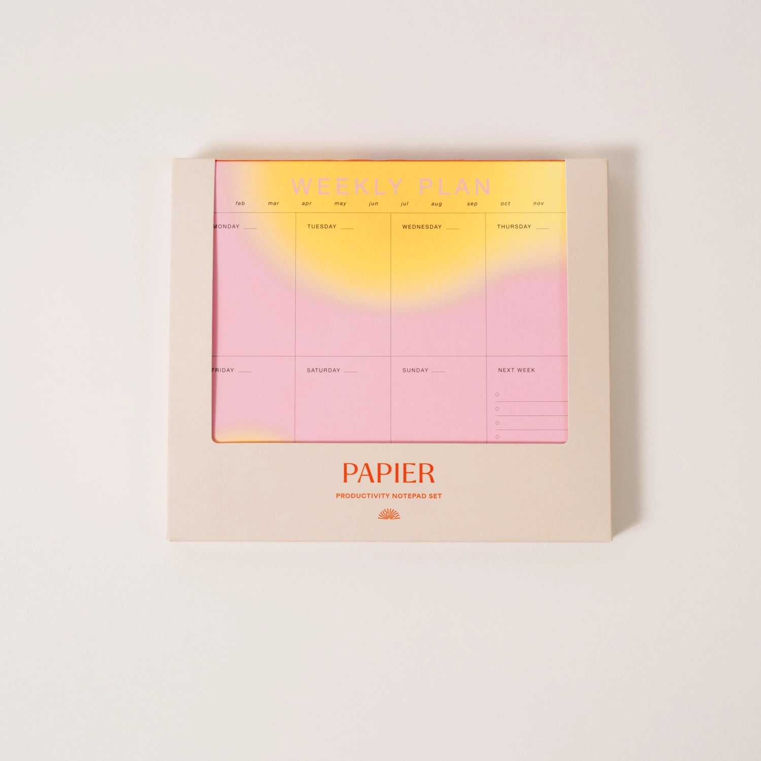 Multicolor List Pad - Set Of 3 - by Papier