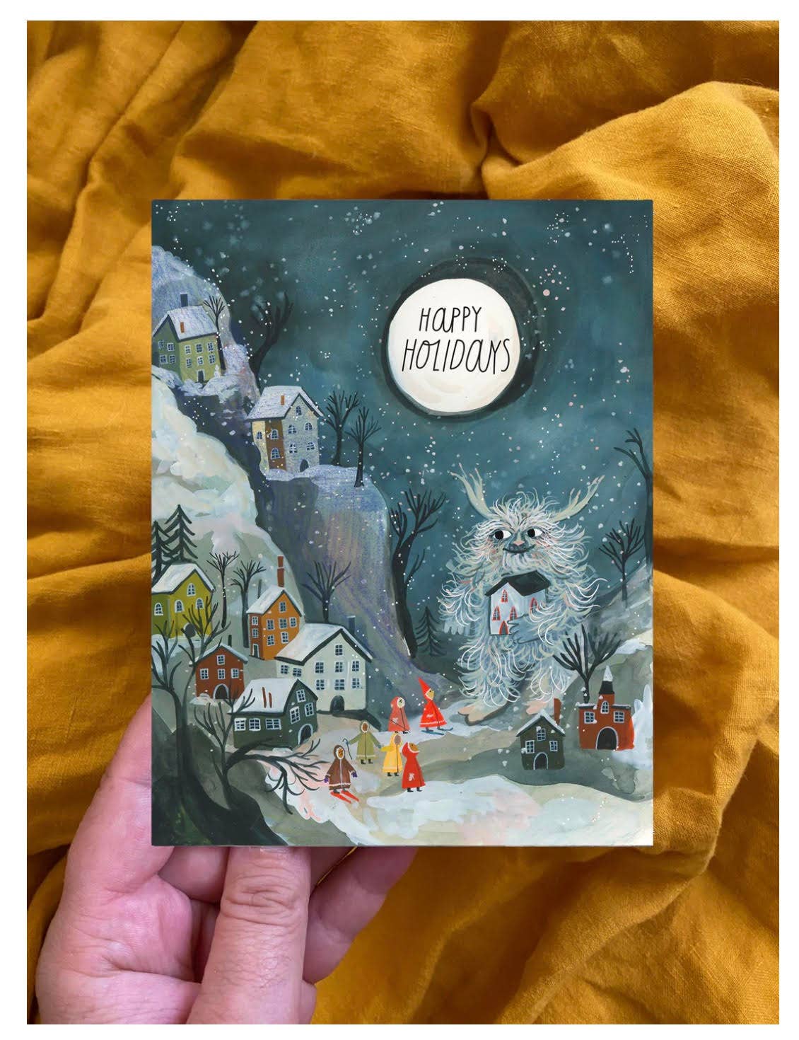 Fuzzy Holidays Card