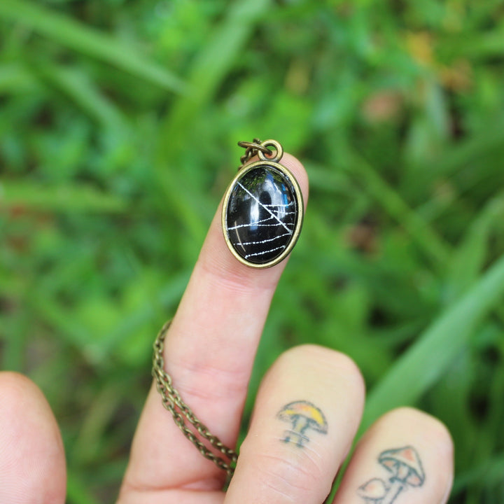 Mini Authentic Spider Web Necklace