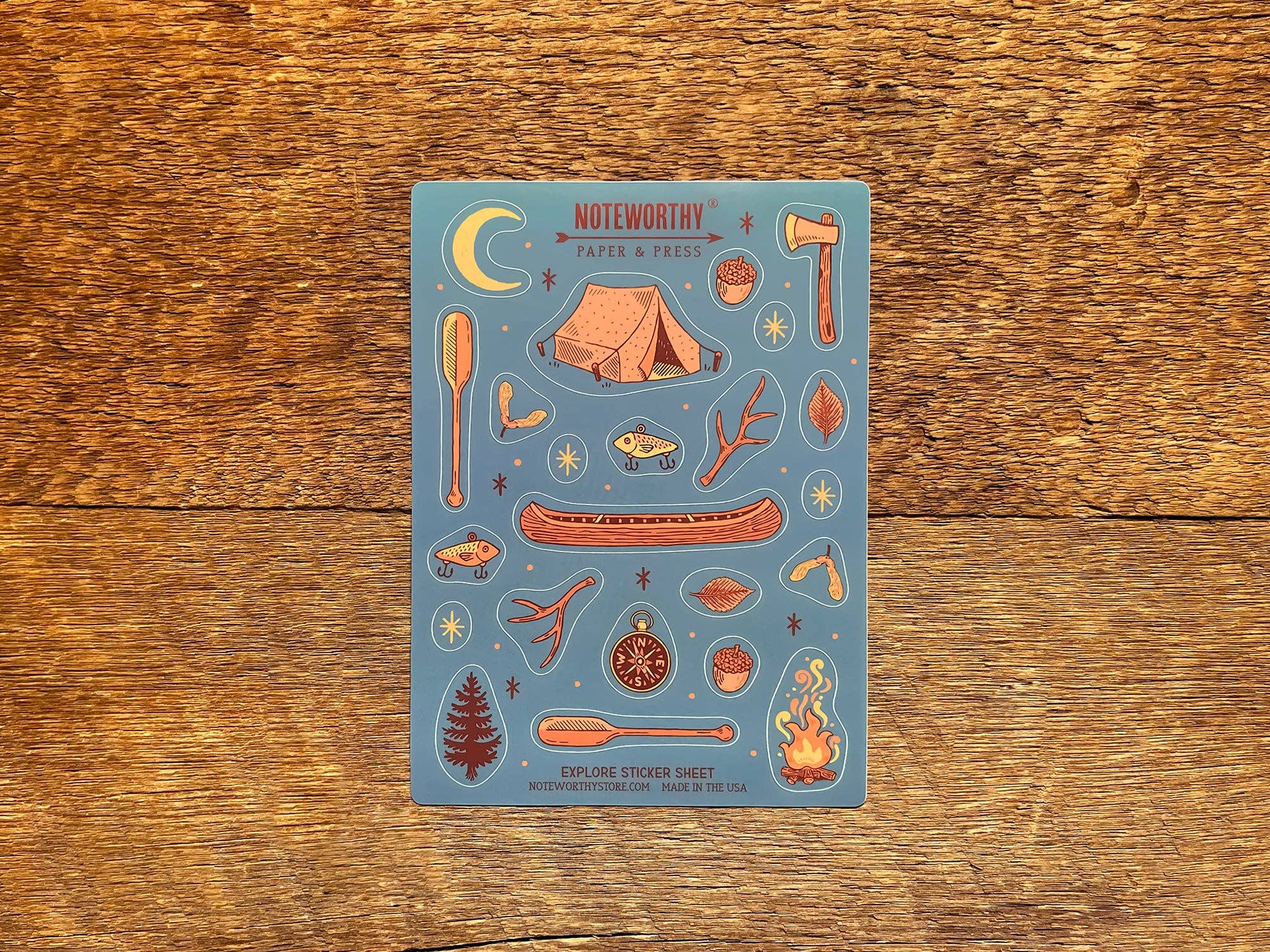 Explorer's Sticker Sheet