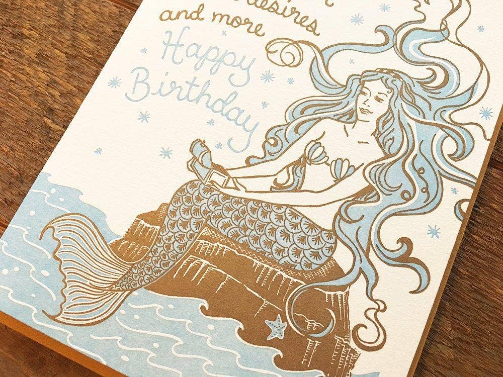 Birthday Mermaid Card