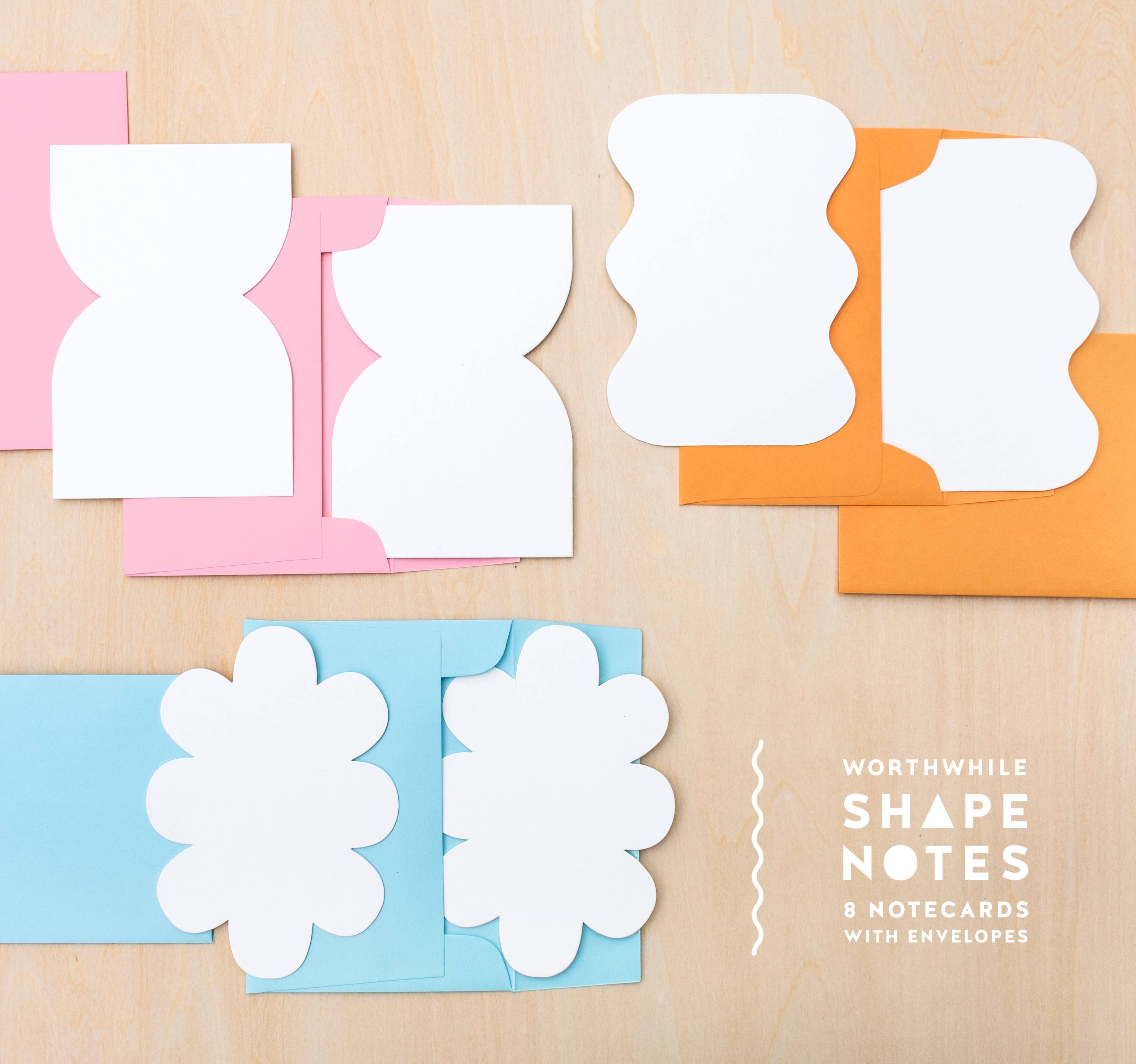 Cloud - Set of 8 Die Cut Note Cards