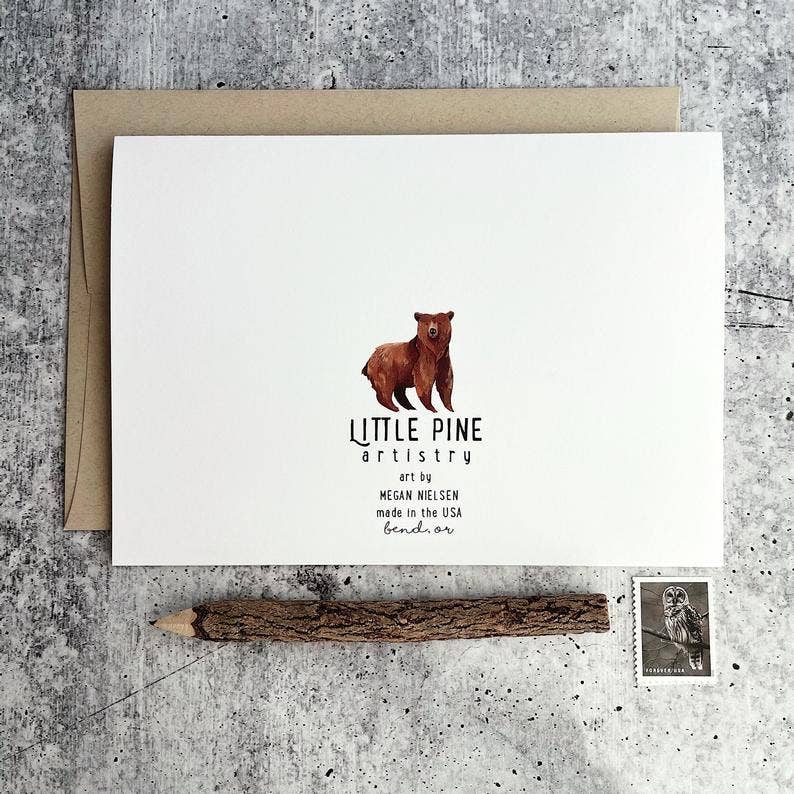 Arctic Christmas Polar Bear Card