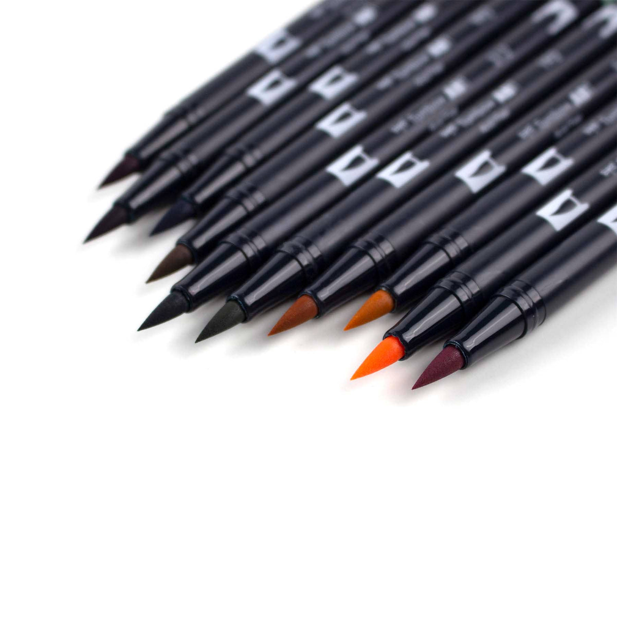 Tombow Dual Brush Pens - Cottage 10 Pack