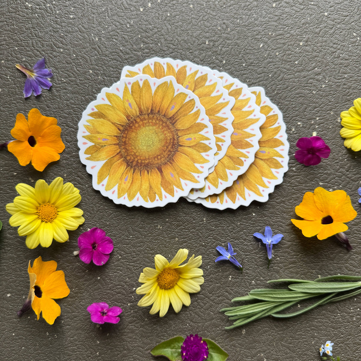 Sunflower Sticker