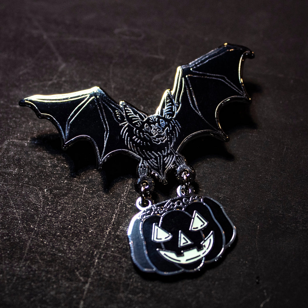Nocturna, Bearer of Treats Bat Pin