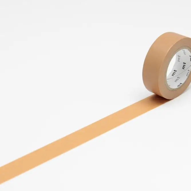 Matte Clay Brown Washi Tape