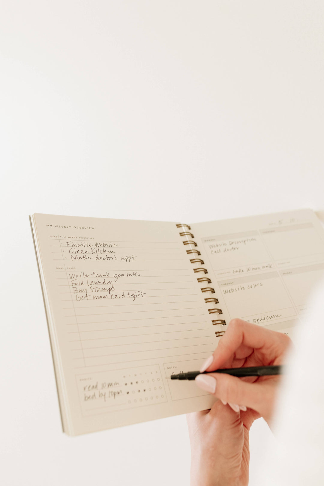 Quarterly Overview Undated Planner