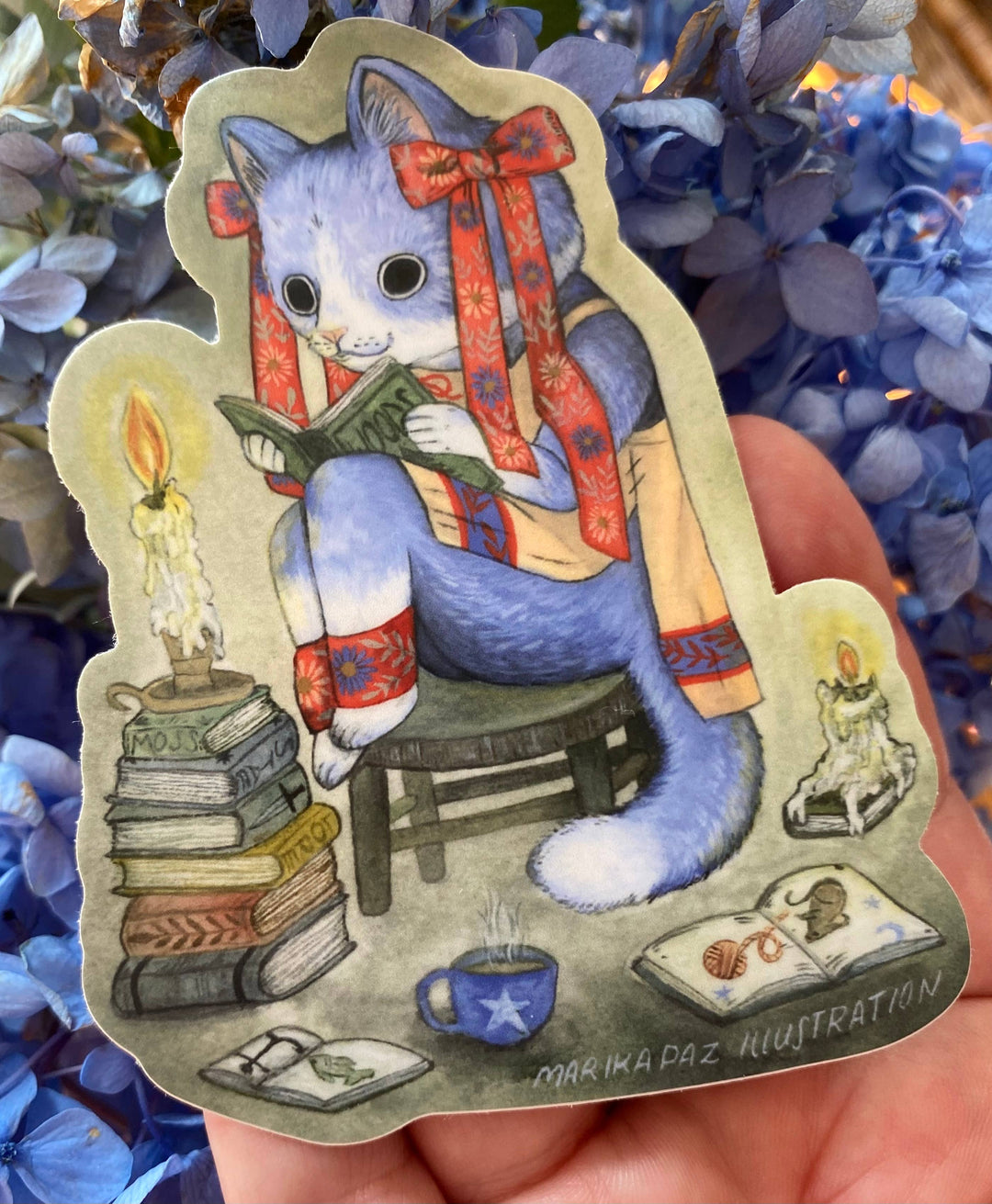 Mesmorized Candlelight Cat Sticker