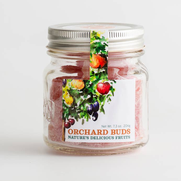 Butterfield's Hard Candy Buds - Orchard Assortment Mason Jar