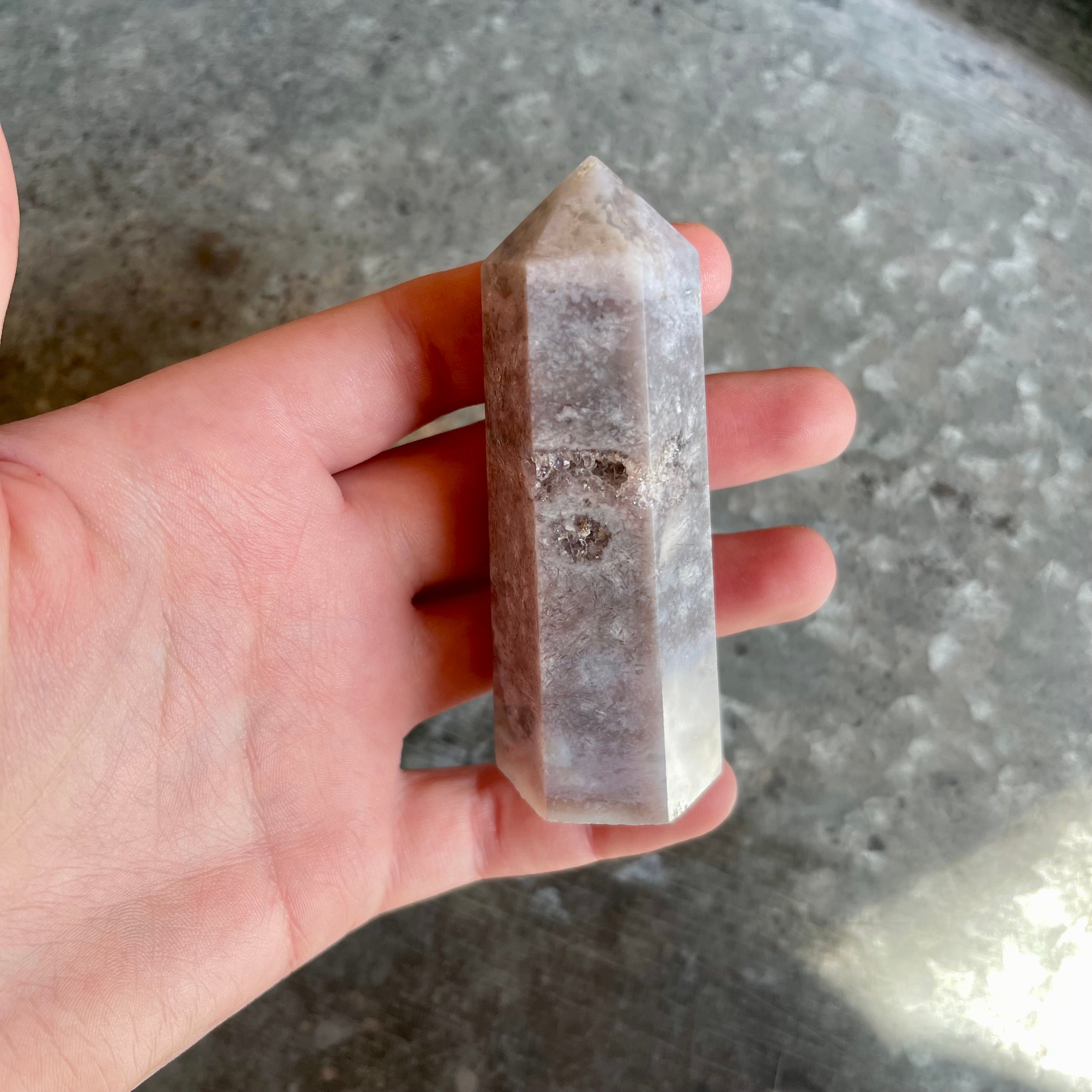 Flower Agate - Crystal Tower