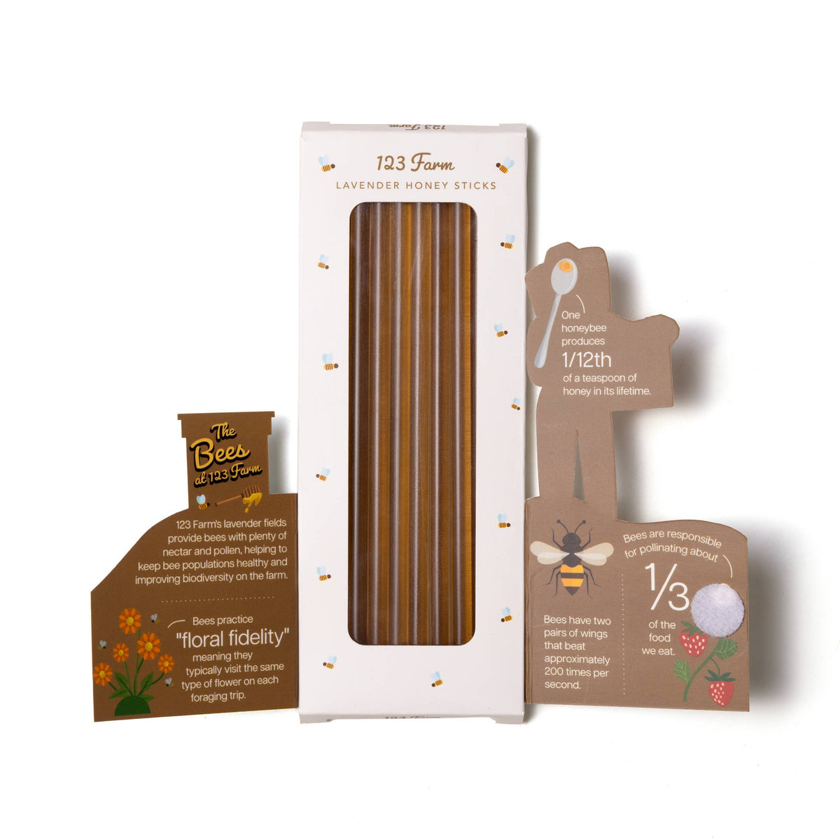 Lavender Honey Sticks – 10 Pack
