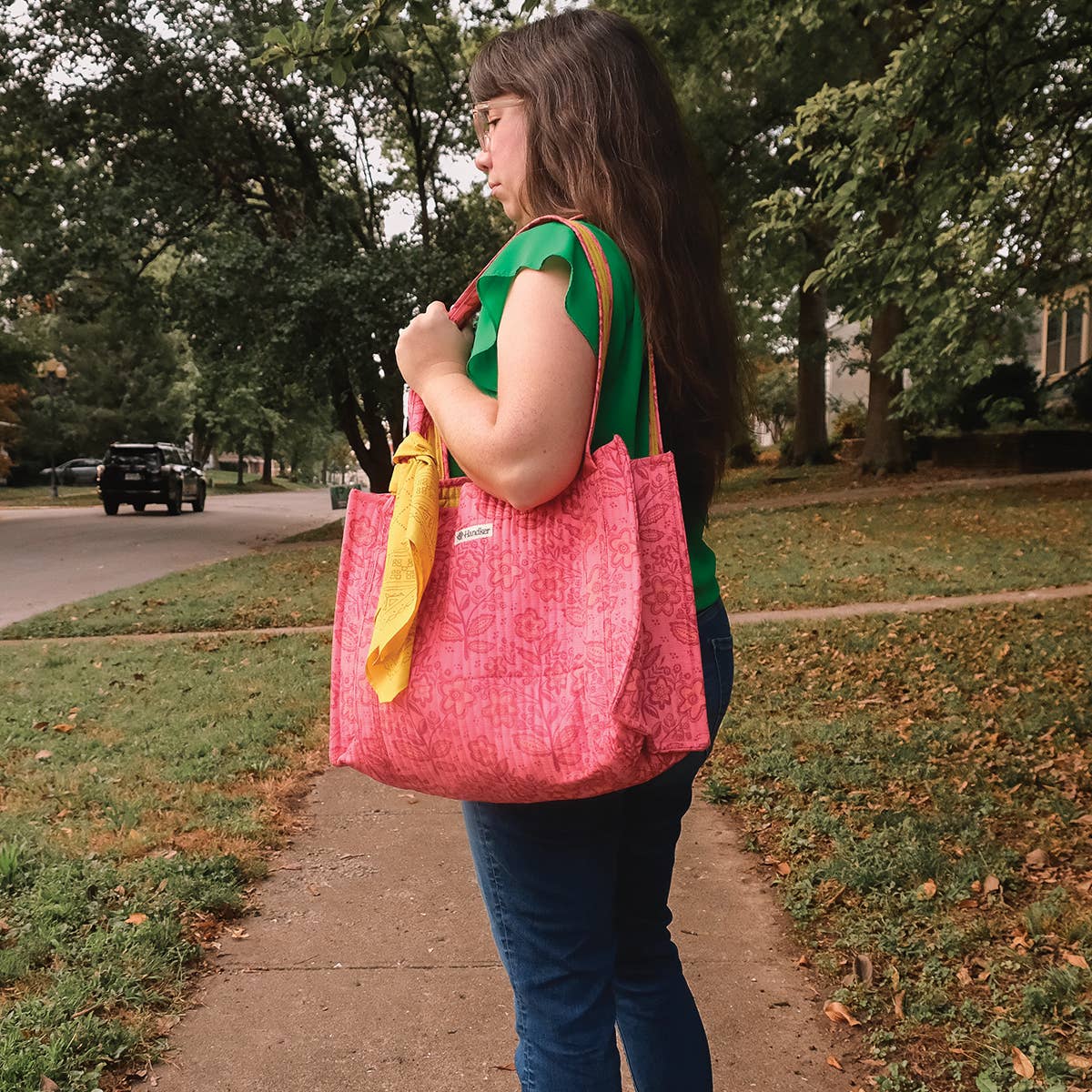 Lovely Lacey Quilted Carry-All Tote
