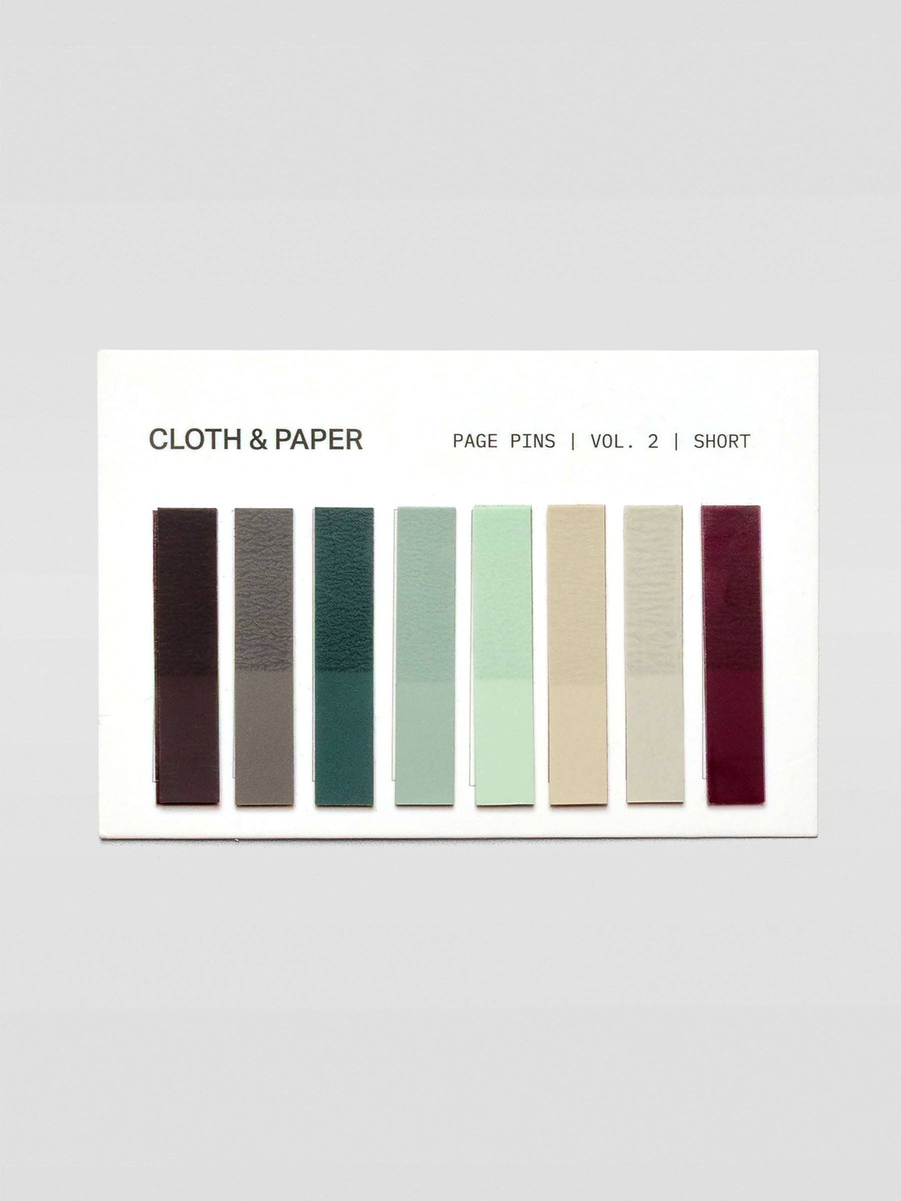 Transparent Page Pins - 8 Shades