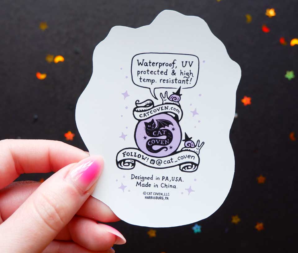 Pumpkin Carver Holographic Sticker