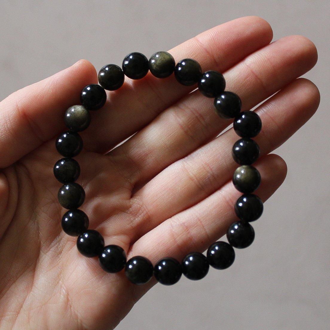 Gold Sheen Obsidian - Crystal Bracelet