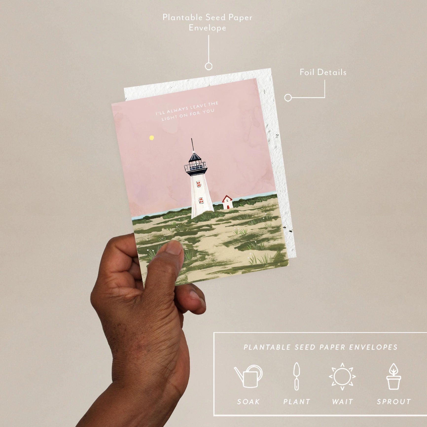 Lighthouse Love & Friendship Card