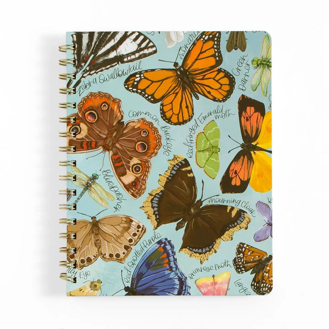 Flutter Friends Butterfly Spiral Lined Notebook