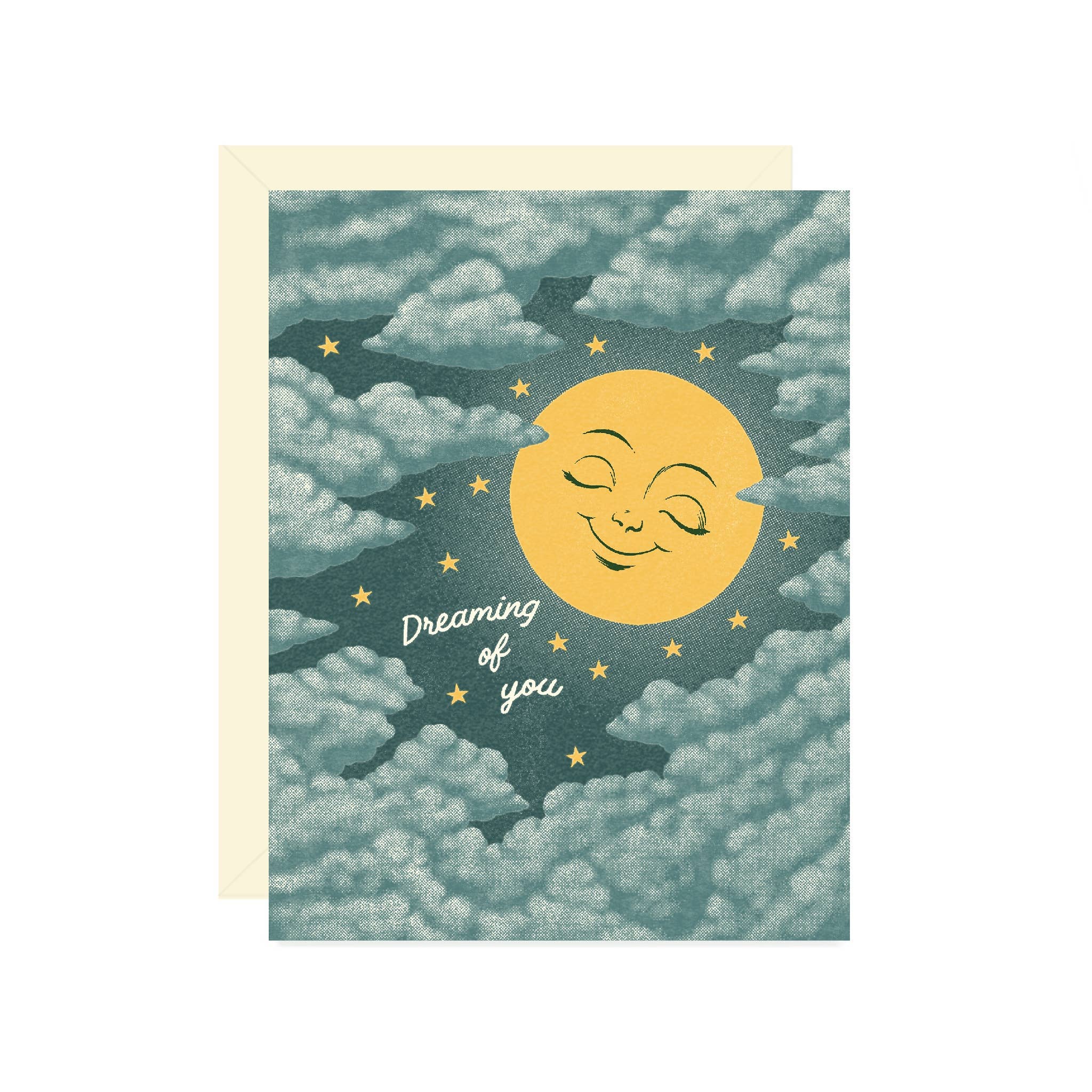 Dreaming of You Moon Love Card