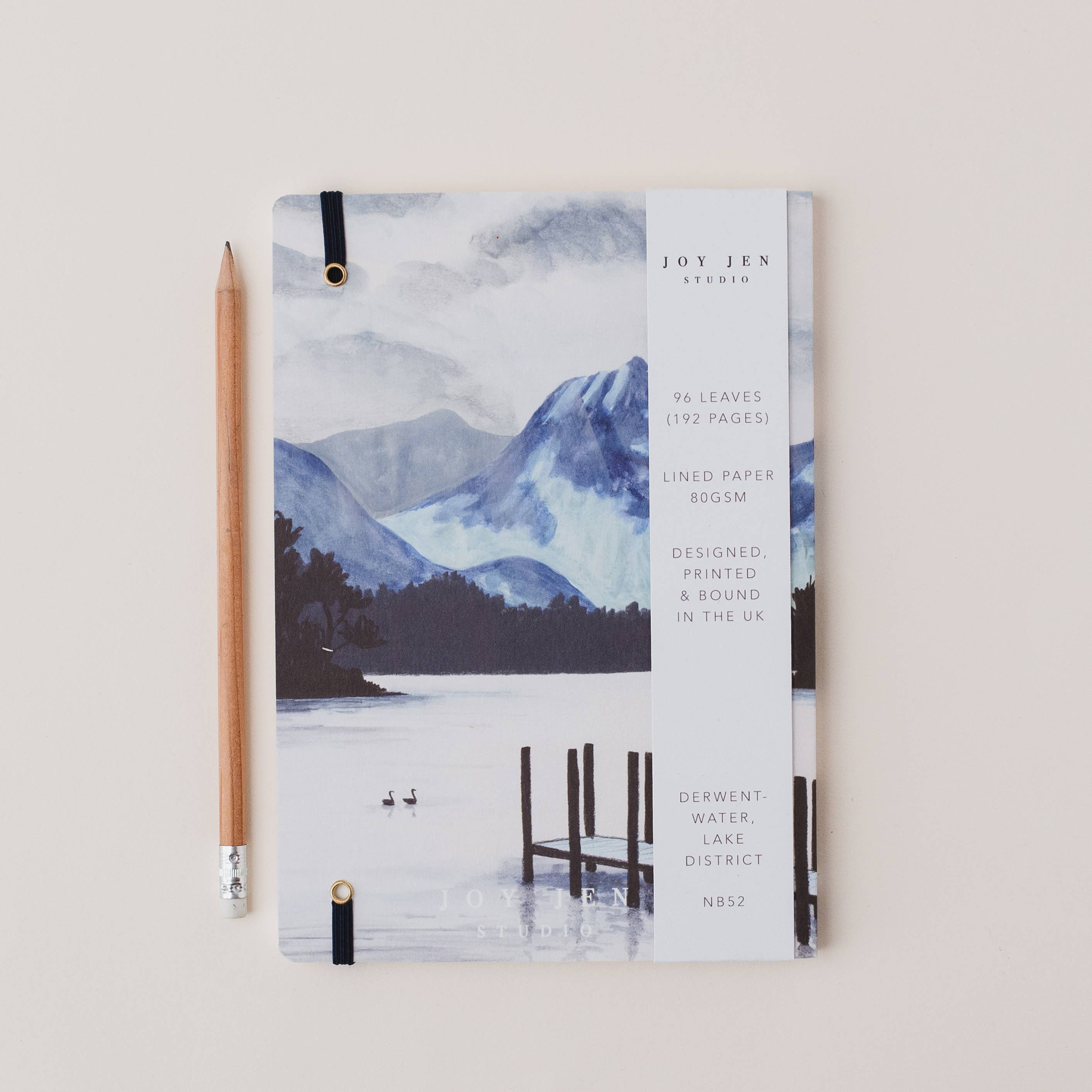 Derwentwater Lake District Lined Notebook