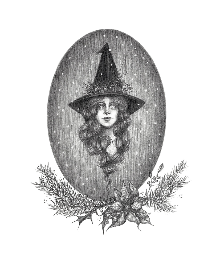 Yule Witch Print