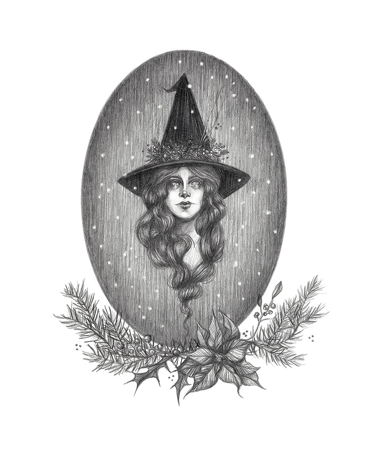 Yule Witch Print