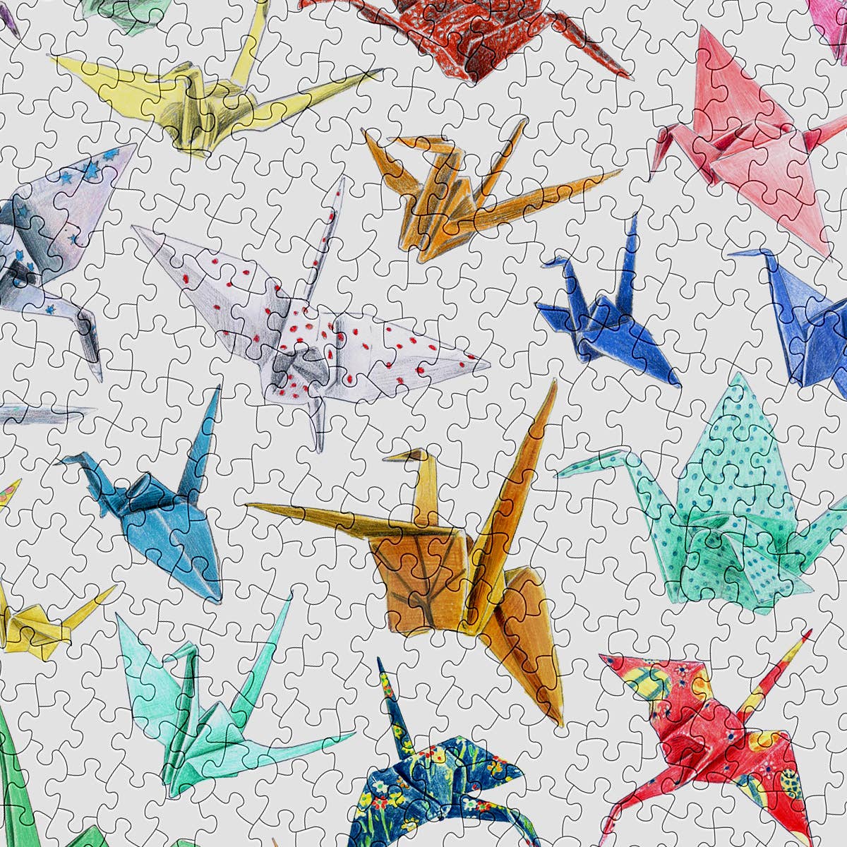 Origami Cranes 1000 Piece Puzzle